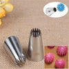 Cake Decorating Tools 1/3pcs Russian Spherical Ball Stainless Steel Icing Piping Nozzle Pastry Tips Fondant Cupcake Baking SEAAN