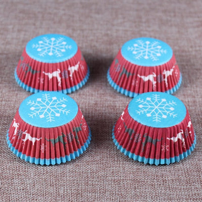 100PCS/Set Muffin Cupcake Paper Cups Cake Forms Cupcake Liner Baking Muffin Box Cup Case Party Tray Cake Mold Decorating Tools