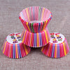 100PCS/Set Muffin Cupcake Paper Cups Cake Forms Cupcake Liner Baking Muffin Box Cup Case Party Tray Cake Mold Decorating Tools