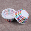 100PCS/Set Muffin Cupcake Paper Cups Cake Forms Cupcake Liner Baking Muffin Box Cup Case Party Tray Cake Mold Decorating Tools