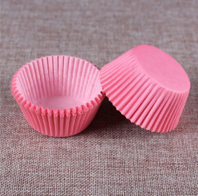 100PCS/Set Muffin Cupcake Paper Cups Cake Forms Cupcake Liner Baking Muffin Box Cup Case Party Tray Cake Mold Decorating Tools