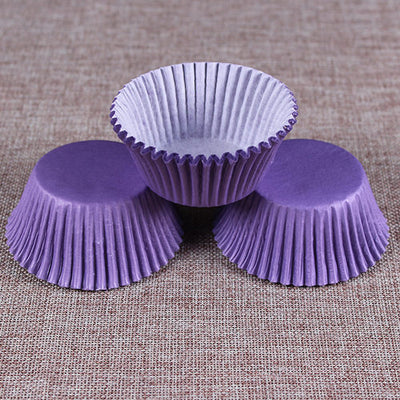 100PCS/Set Muffin Cupcake Paper Cups Cake Forms Cupcake Liner Baking Muffin Box Cup Case Party Tray Cake Mold Decorating Tools