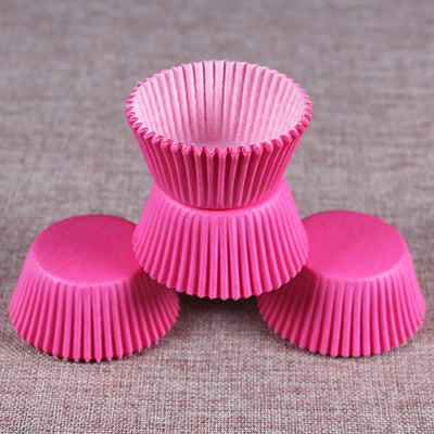 100PCS/Set Muffin Cupcake Paper Cups Cake Forms Cupcake Liner Baking Muffin Box Cup Case Party Tray Cake Mold Decorating Tools