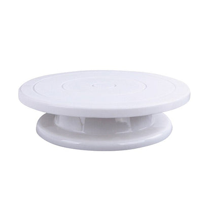 DIY Rotating Cake Baking Tool Cake Stand Cake Plastic Cake Rotary Table Turntable  Decorating Baking Tool 7*28Cm 10 Inch