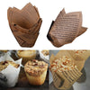 2019 new hot 10pcs Paper Cake Decoration Tool Mold Tulip Flower Chocolate Cupcake Wrapper Baking Muffin Paper Liner Disposable