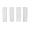 4Pcs/Set Cake Decorating Comb Cake Scraper Smoother Cream Decorating Pastry Icing Comb Fondant Spatulas Baking Pastry Tools