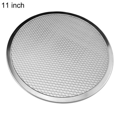 6/9/11/12/16 Inch  Round Pizza Mesh Pan Pizza Pan Net Aluminum Thicken Non-stick Net Baking Tray Kitchen Tool