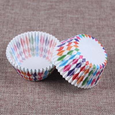 100PCS Muffins Paper Cupcake Wrappers Baking Cups Cases Muffin Boxes Cake Cup Decorating Tools Kitchen Cake Tools