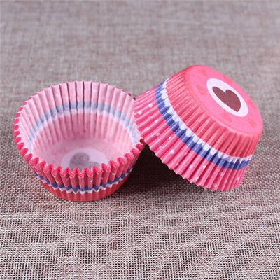 100PCS Muffins Paper Cupcake Wrappers Baking Cups Cases Muffin Boxes Cake Cup Decorating Tools Kitchen Cake Tools