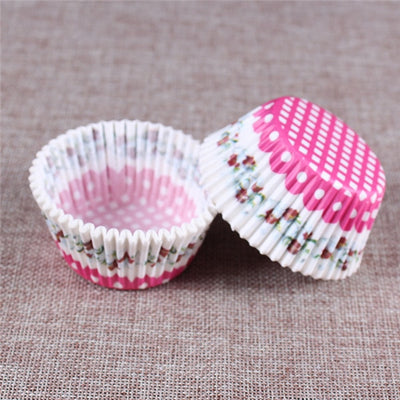 100PCS Muffins Paper Cupcake Wrappers Baking Cups Cases Muffin Boxes Cake Cup Decorating Tools Kitchen Cake Tools