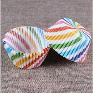 100PCS Muffins Paper Cupcake Wrappers Baking Cups Cases Muffin Boxes Cake Cup Decorating Tools Kitchen Cake Tools