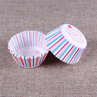 100PCS Muffins Paper Cupcake Wrappers Baking Cups Cases Muffin Boxes Cake Cup Decorating Tools Kitchen Cake Tools