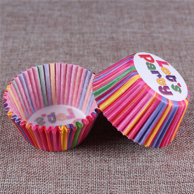 100PCS Muffins Paper Cupcake Wrappers Baking Cups Cases Muffin Boxes Cake Cup Decorating Tools Kitchen Cake Tools