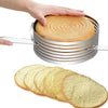 Adjustable Cake Cutter Slicer Stainless Steel Round Bread Cake Slicer Cutter Mold Cake Tools DIY Kitchen Baking Accessories