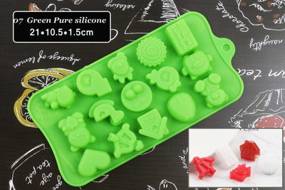 New Silicone Chocolate Mold 29 Shapes Chocolate baking Tools Non-stick Silicone cake mold Jelly and Candy Mold 3D mold DIY best